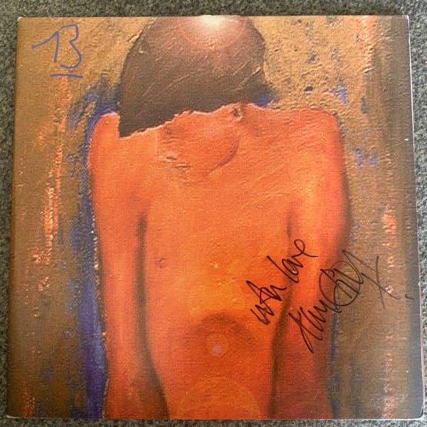 Damon Albarn signed Blur 13 album cover ACOA verified 