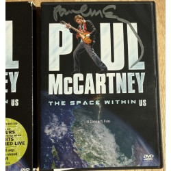 Paul McCartney (The Beatles) signed DVD cover VERY VERY RARE item signed at London signing