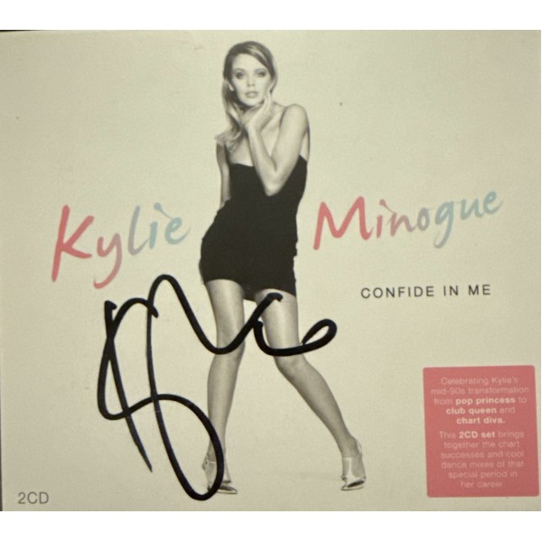 Kylie Minogue signed CD Kylie Minogue signed CD