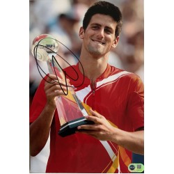 Novak Djokovic signed 12x8 photo image 1 ACG CERT