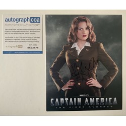 Hayley Atwell signed photograph - Captain America ACOA COA