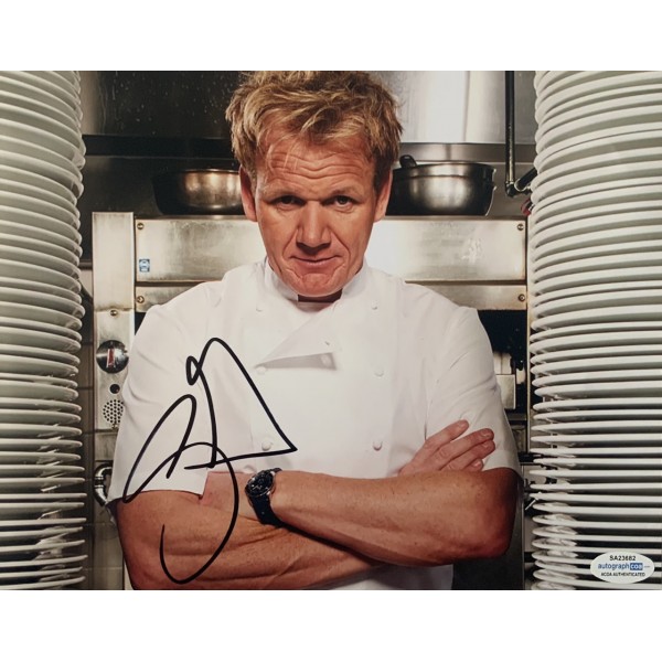 Gordon Ramsey signed 10x8 photo image 3 ACOA COA Gordon Ramsey signed 10x8 photo image 3 ACOA COA