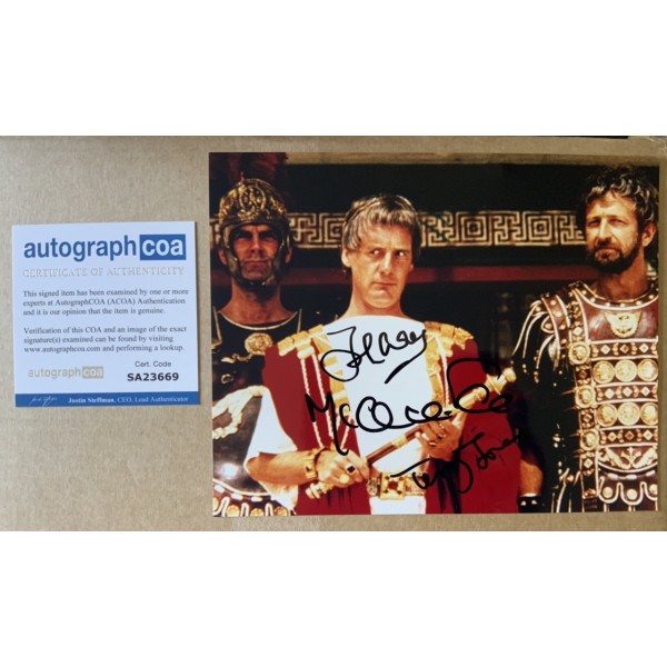 John Cleese , Michael Palin and Terry Jones signed 10x8 photo image 1 John Cleese , Michael Palin and Terry Jones signed 10x8 photo image 1