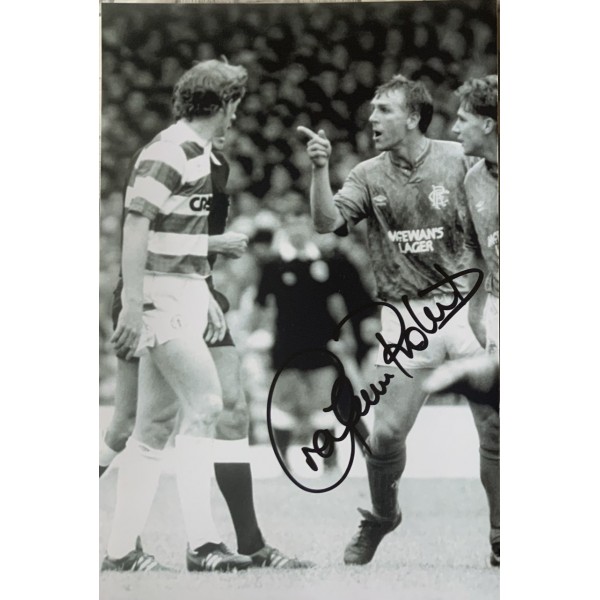 Graham Roberts signed Rangers 12x8 photo image 2