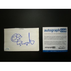 Moby signature on album page with additional drawing 