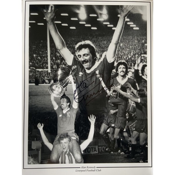 Alan Kennedy signed 16x12 Liverpool montage photo version 2 Alan Kennedy signed 16x12 Liverpool montage photo version 2