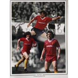 John Wark signed 16x12 Liverpool montage photo 