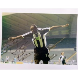  Tresor Lomana LuaLua signed 10x8 Newcastle photo 