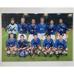 Rangers fully signed 10x8 photo