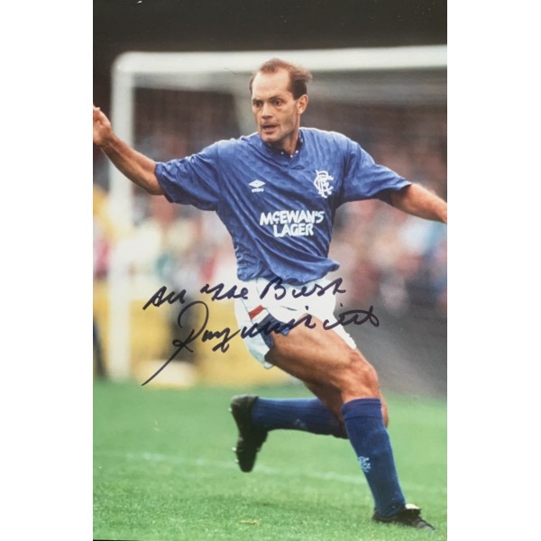 Ray Wilkins signed Rangers 12x8 photo    