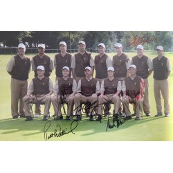 Team USA signed 2006 Ryder Cup 12x8 photo signed by 9