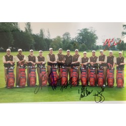 Team USA signed 2006 Ryder Cup 12x8 photo signed by 7