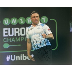 Gerwyn Price signed 10x8 landscape photo