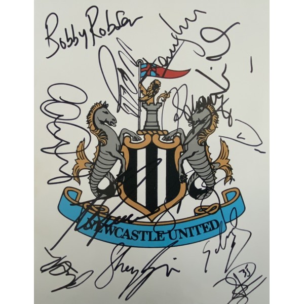 Newcastle signed 10x8 Multi signed photo Newcastle signed 10x8 Multi signed photo