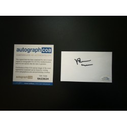 Brian Wilson signed white card full signature ACOA LOA
