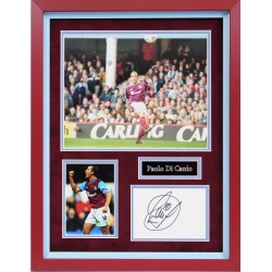 Paolo Di Canio signed West Ham framed presentation (version 3)