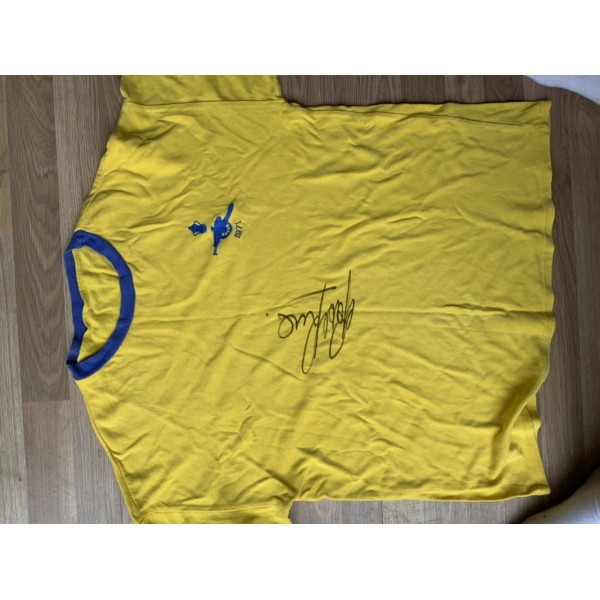 Pat Rice signed Arsenal away shirt from double season 1971 Pat Rice signed Arsenal away shirt from double season 1971