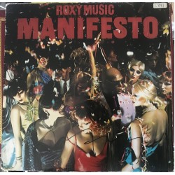 Bryan Ferry signed Roxy Music album Manifesto