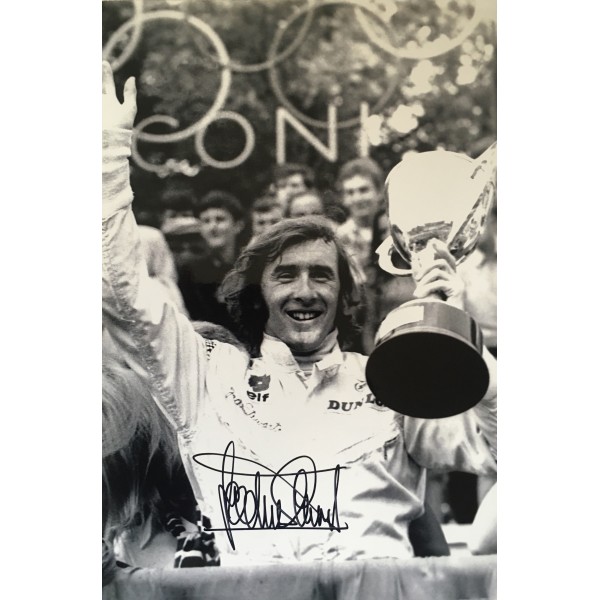 Jackie Stewart signed 12x8 photo image 2 Jackie Stewart signed 12x8 photo image 2