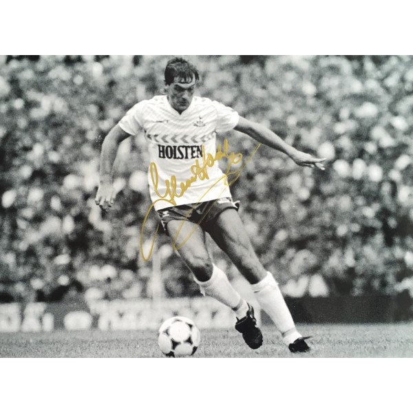 Glenn Hoddle signed 16x12 Tottenham photo Glenn Hoddle signed 16x12 Tottenham photo