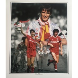 Alan Hansen signed 16x12 Liverpool montage photo 