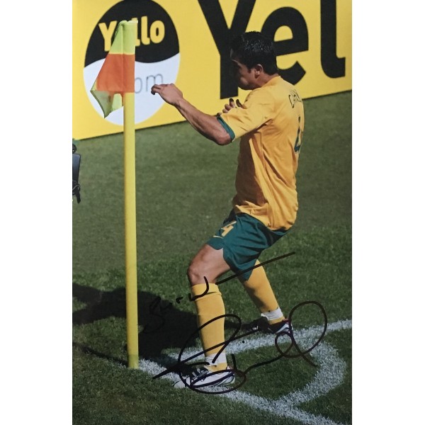 Tim Cahill signed Australia 12x8 photo image B Tim Cahill signed Australia 12x8 photo image B