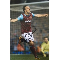 Mark Noble signed 12x8 colour Farewell Boleyn West Ham photo image B