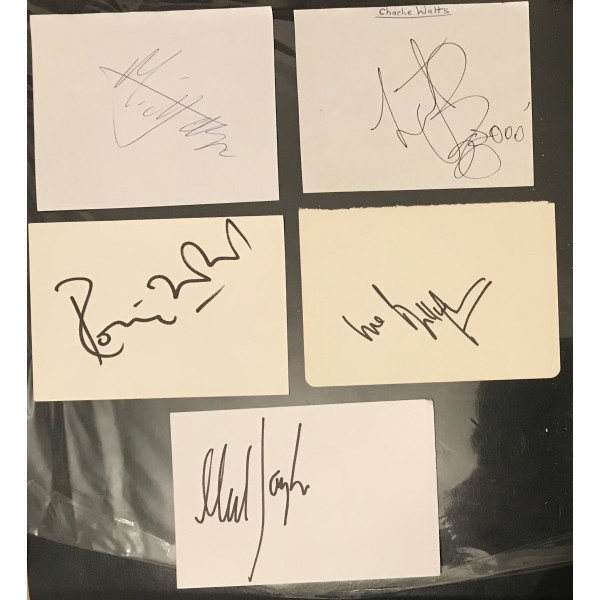 4 legendary members of The Rolling Stones plus a free Stones signature 4 legendary members of The Rolling Stones plus a free Stones signature