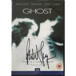 Patrick Swayze & Whoopi Goldberg signed Ghost dvd cover