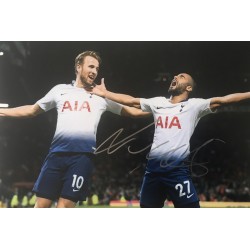 Lucas Moura signed 12x8 Tottenham photo image G