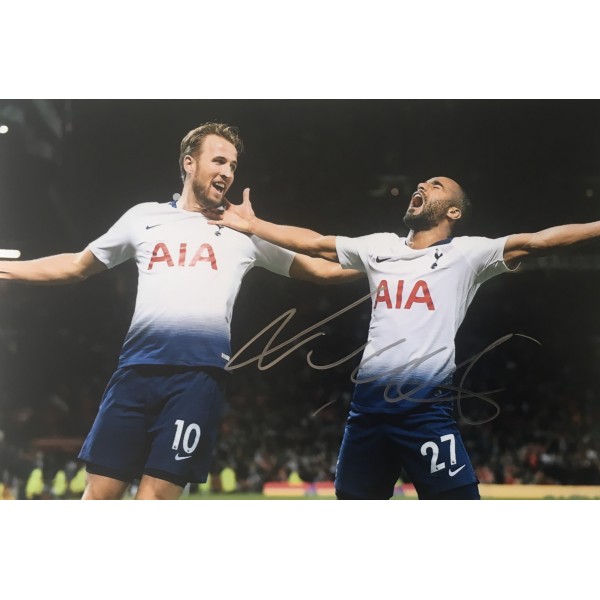 Lucas Moura signed 12x8 Tottenham photo image G Lucas Moura signed 12x8 Tottenham photo image G