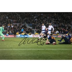 Lucas Moura signed 12x8 Tottenham photo image D