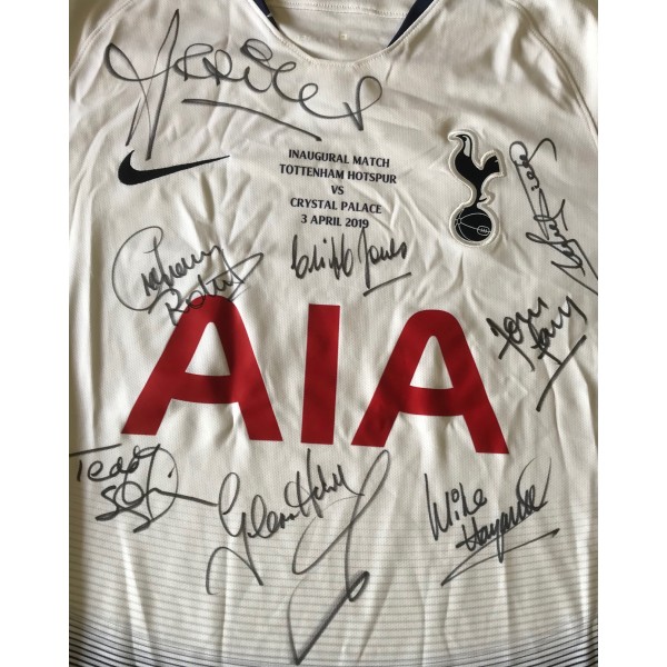  Tottenham multi signed legends inaugural match signed by several club legends 2019