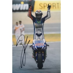 Jorge Lorenzo signed 12x8 photo