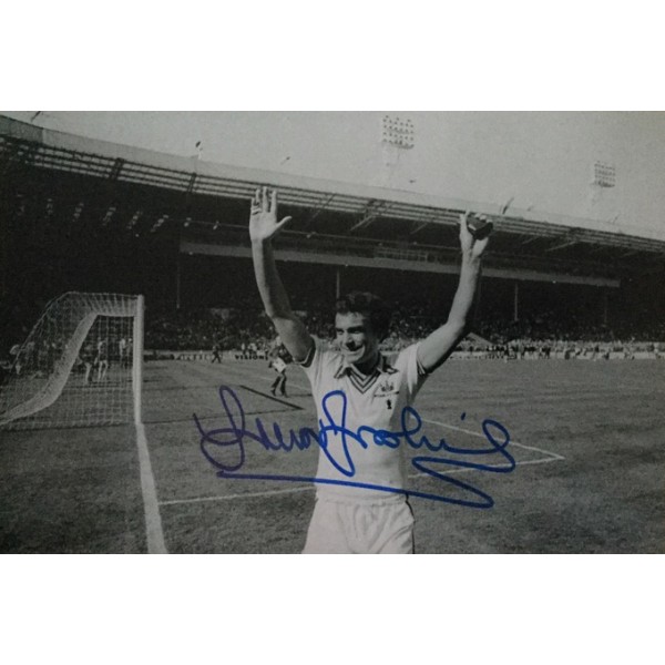 Trevor Brooking signed 12x8 West Ham 1980 photo Trevor Brooking signed 12x8 West Ham 1980 photo