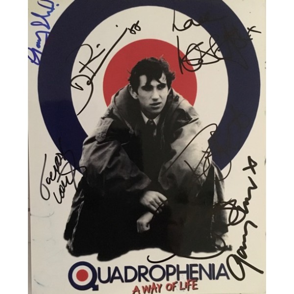 Quadrophenia multi signed 10x8 photo