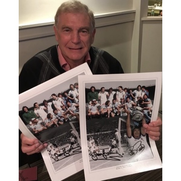 Billy Bonds & Sir Trevor Brooking 16x12 West Ham montage 