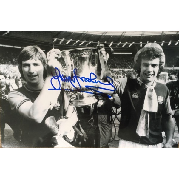 Trevor Brooking signed 12x8 West Ham 1975  photo