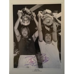 Billy Bonds 16x12 black and white montage 2 ( 2 photo image )