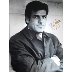 John Lyall signed 16x12 West Ham black and white photo 