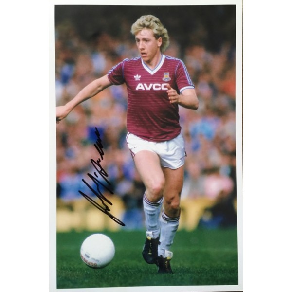 Frank McAvennie signed 12x8 West Ham photo Image B Frank McAvennie signed 12x8 West Ham photo Image B