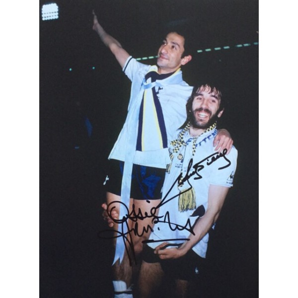 Ossie Ardiles and Ricky Villa signed Tottenham 1981 FA Cup photo Ossie Ardiles and Ricky Villa signed Tottenham 1981 FA Cup photo