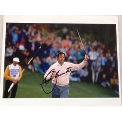 Seve Ballesteros signed 10x8 colour photo