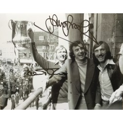 Alan Taylor , Billy Bonds & Trevor Brooking signed 10x8 West Ham photo