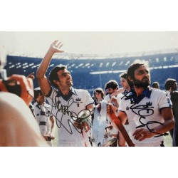 Trevor Brooking & Frank Lampard senior signed 10x8 West Ham photo
