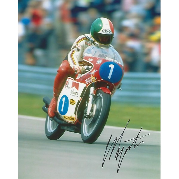 Giacomo Agostini signed 10x8 Image B photo Giacomo Agostini signed 10x8 Image B photo
