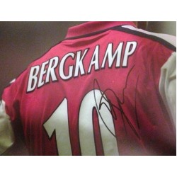 Dennis Bergkamp signed 12x8 colour photograph Image B