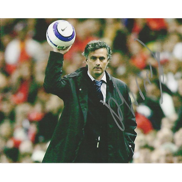 Jose Mourinho signed Chelsea 10x8 photo Jose Mourinho signed Chelsea 10x8 photo