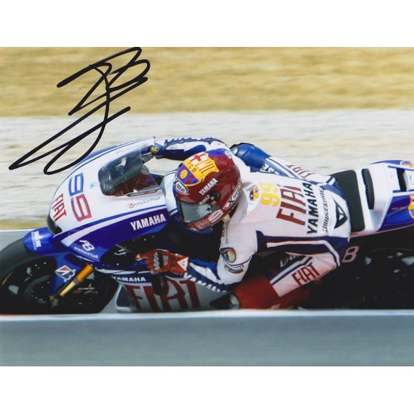 Jorge Lorenzo signed photo Jorge Lorenzo signed photo