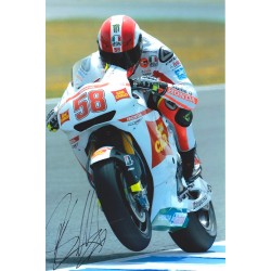 Marco Simoncelli signed Image E photo